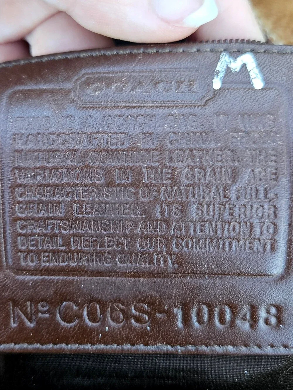 Coach Soho Mia 10048 Brown Leather Braided Handle Satchel Vintage Y2K Bag
